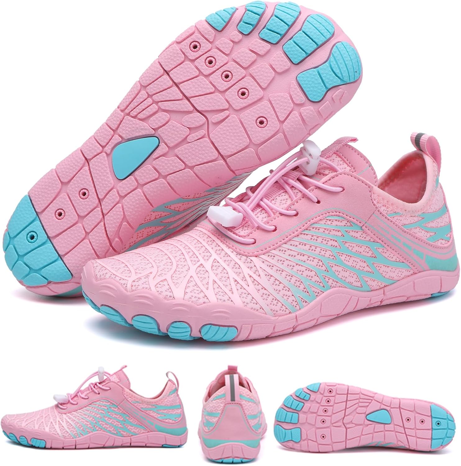 Hike Barefoot Shoes for Womens Men,Quick Dry Water Shoes,Beach Pool Aqua Swim Surf Hiking Walking Shoe,Non-Slip Athletic Footwear Wide Toe Water Shoe - Image 7