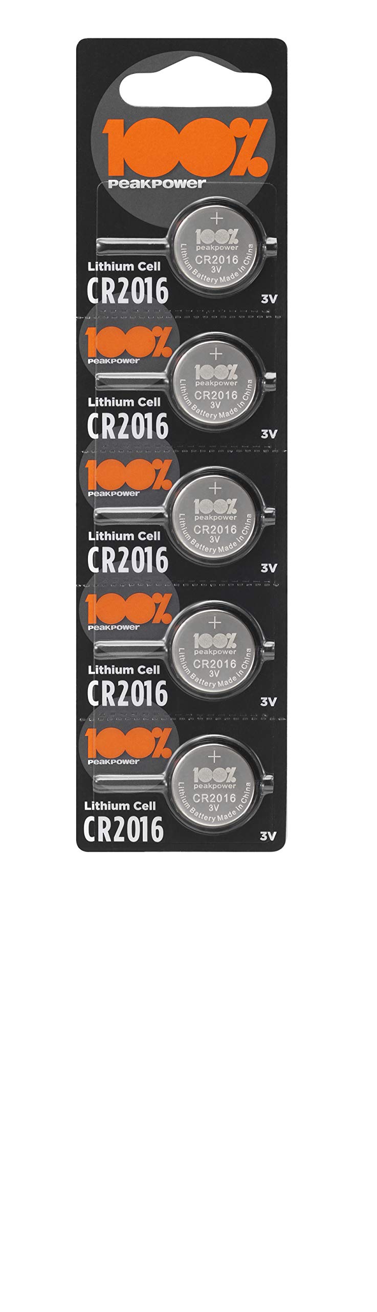 CR2016 Battery 3v Lithium pack of 5
