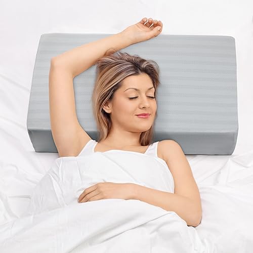 Miniatura 5 de Lopsch Almohada de cubo de enfriamiento para aliviar el dolor de cuello, almohada de cama para soporte de cuello y hombros, almohada ergonómica de