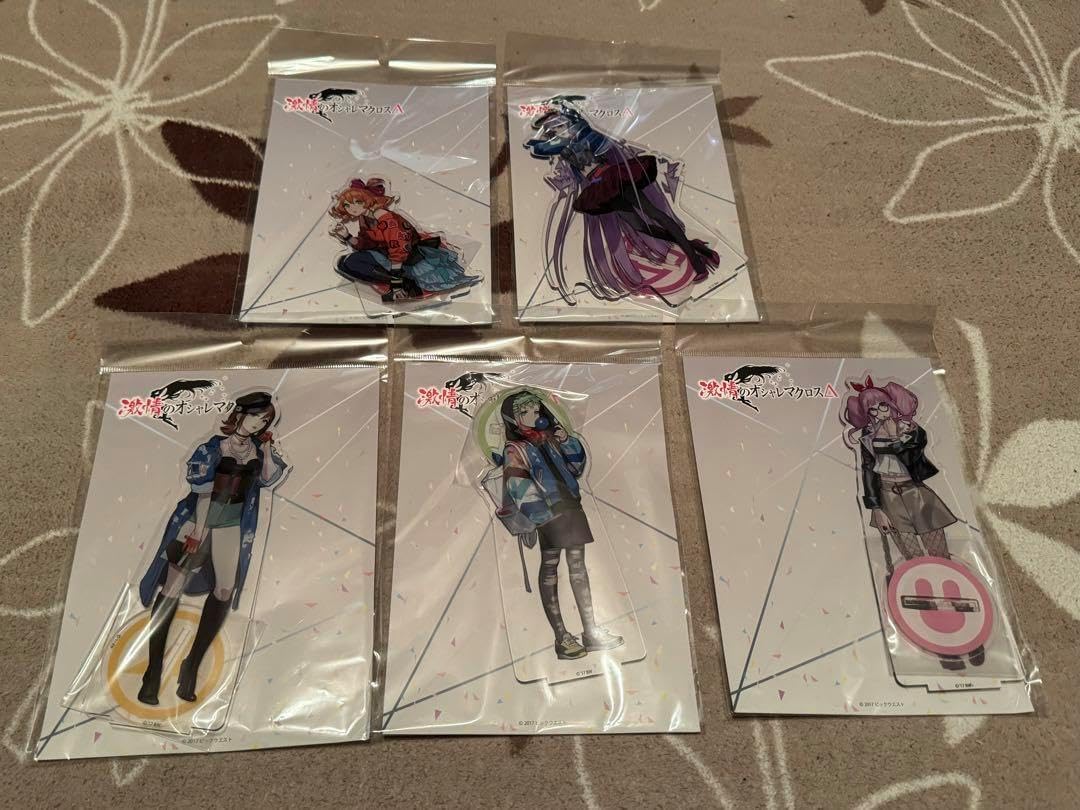 激情のオシャレマクロスΔ アクリルスタンドセット+クリアファイル(4月