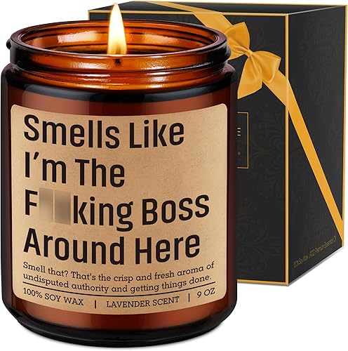 Fairy's Gift Vela, regalos de jefe para mujeres y hombres, regalos de empresario para el nuevo dueño de un negocio, divertido día del jefe, Navidad,