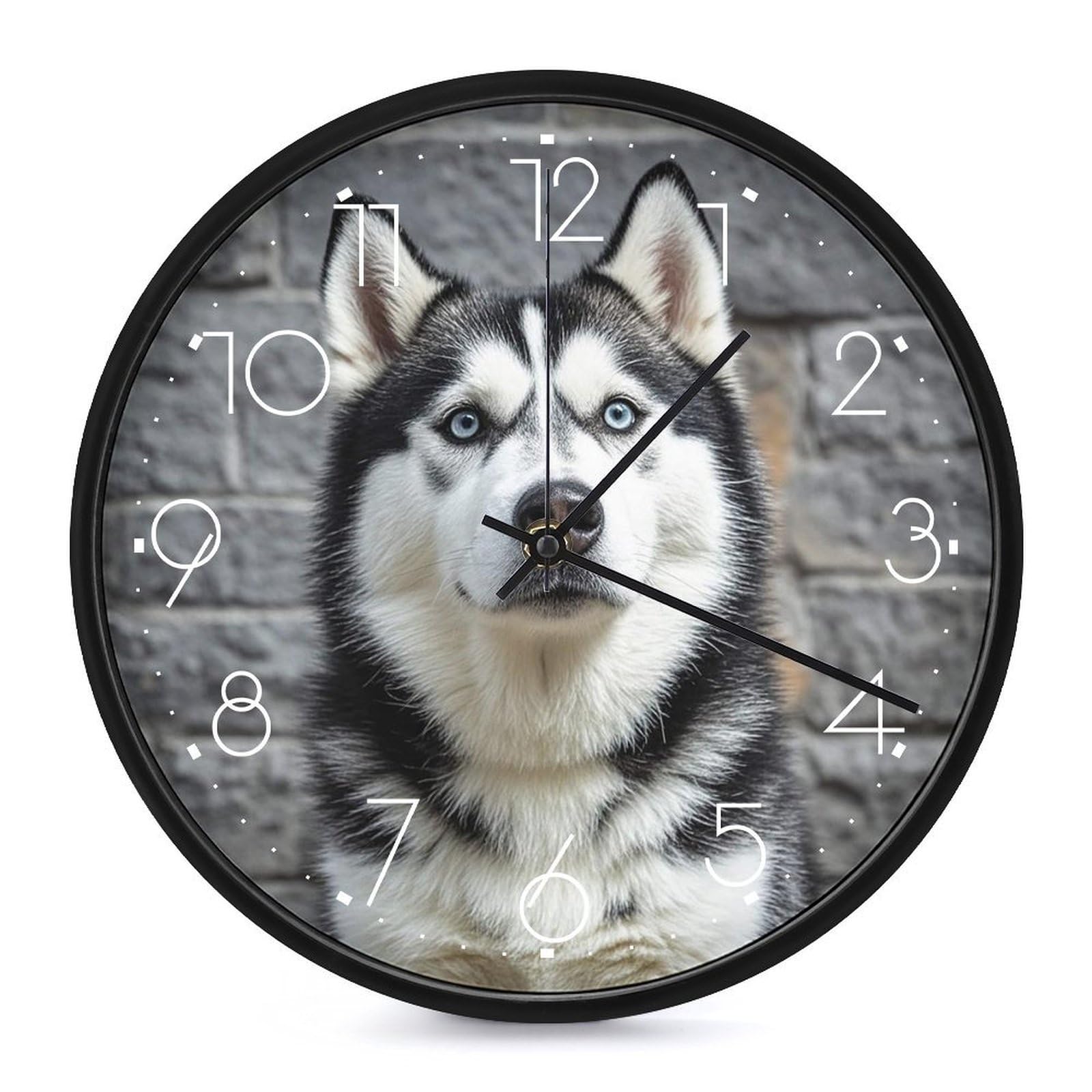 Horloge silencieuse à piles blanche pour supprimer le tic-tac du salon