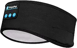 Navly Fones de ouvido sem fio Bluetooth, extra-auriculares, para dormir, treino, corrida, ioga, esportes, preto