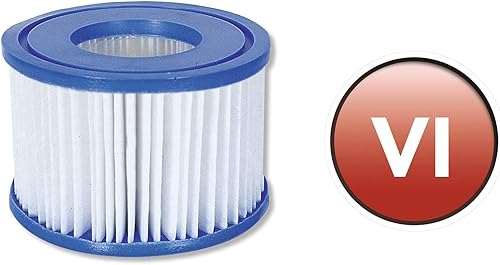 Miniatura 9 de Bestway SaluSpa 90352E - Bomba de filtro para piscina tipo VI, accesorio de cartucho desplegable de repuesto para agua limpia e higiénica (paquete