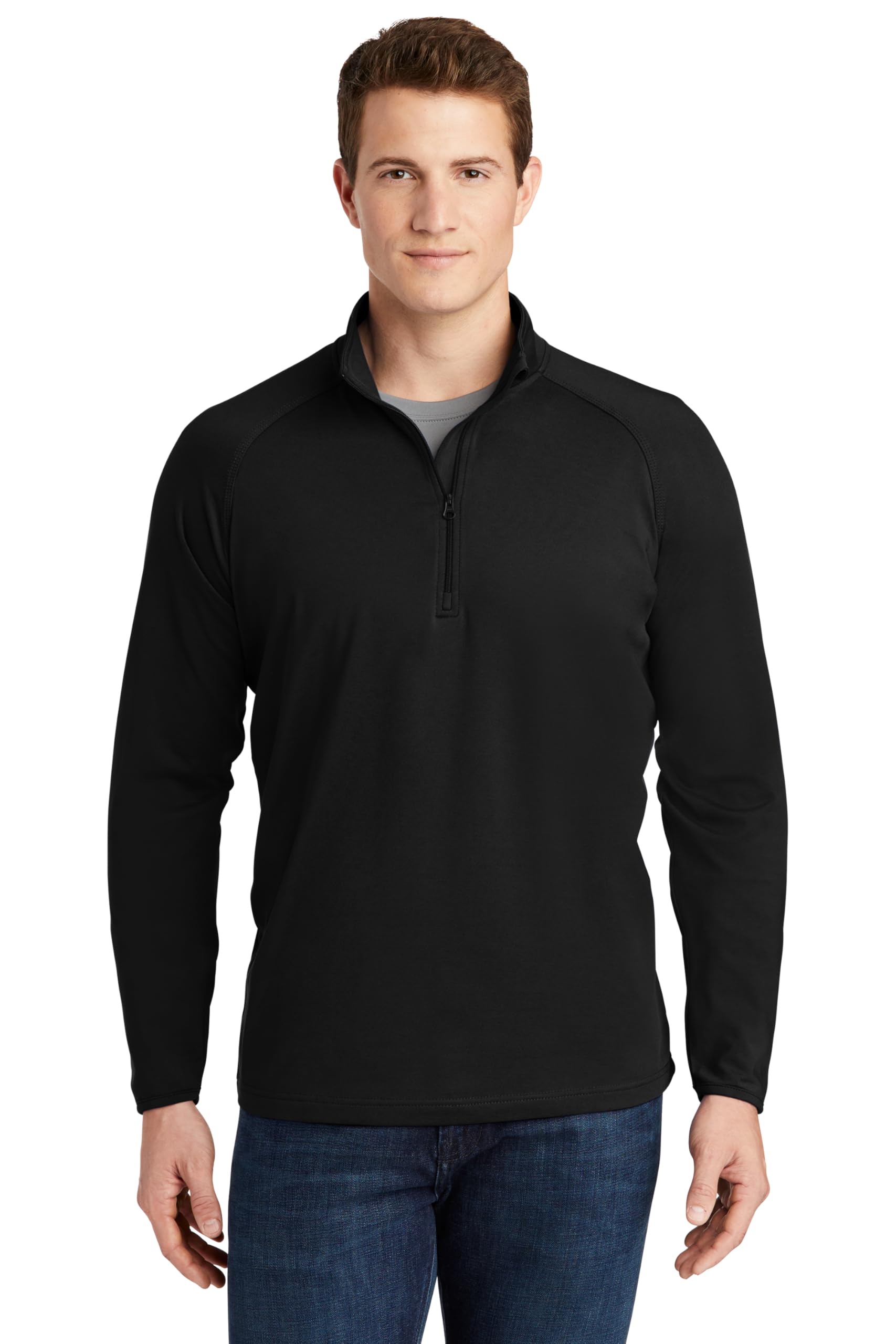 Unisex Sport-Wick Stretch Quarter Zip Pullover