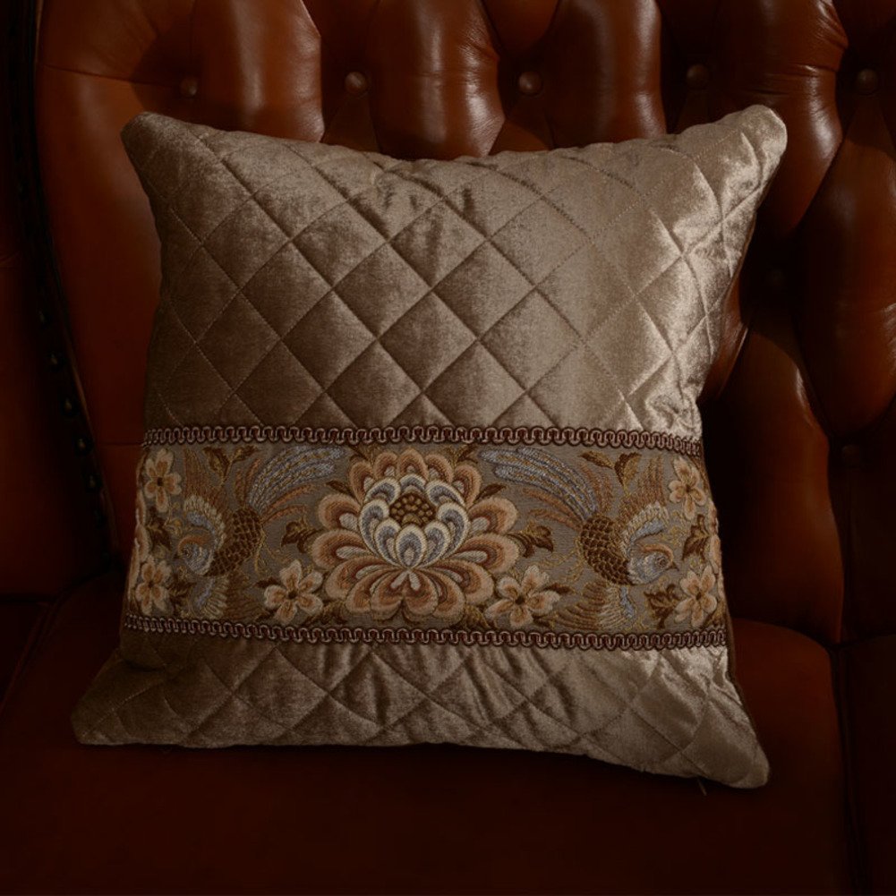 Coussin de canapé ergonomique de couleur unie pour soulager le dos sur le lit ou le sofa