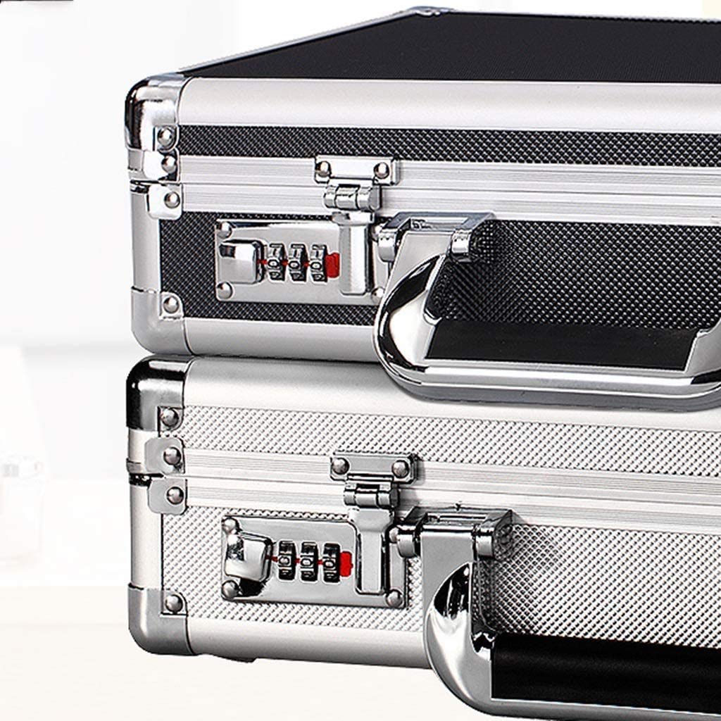 RLKHXBS Safe,Home Safe, Cabinet Safes Portable Travel Anti-Theft Storage with Password Lock Contract Information Important Document Safe Small Cash