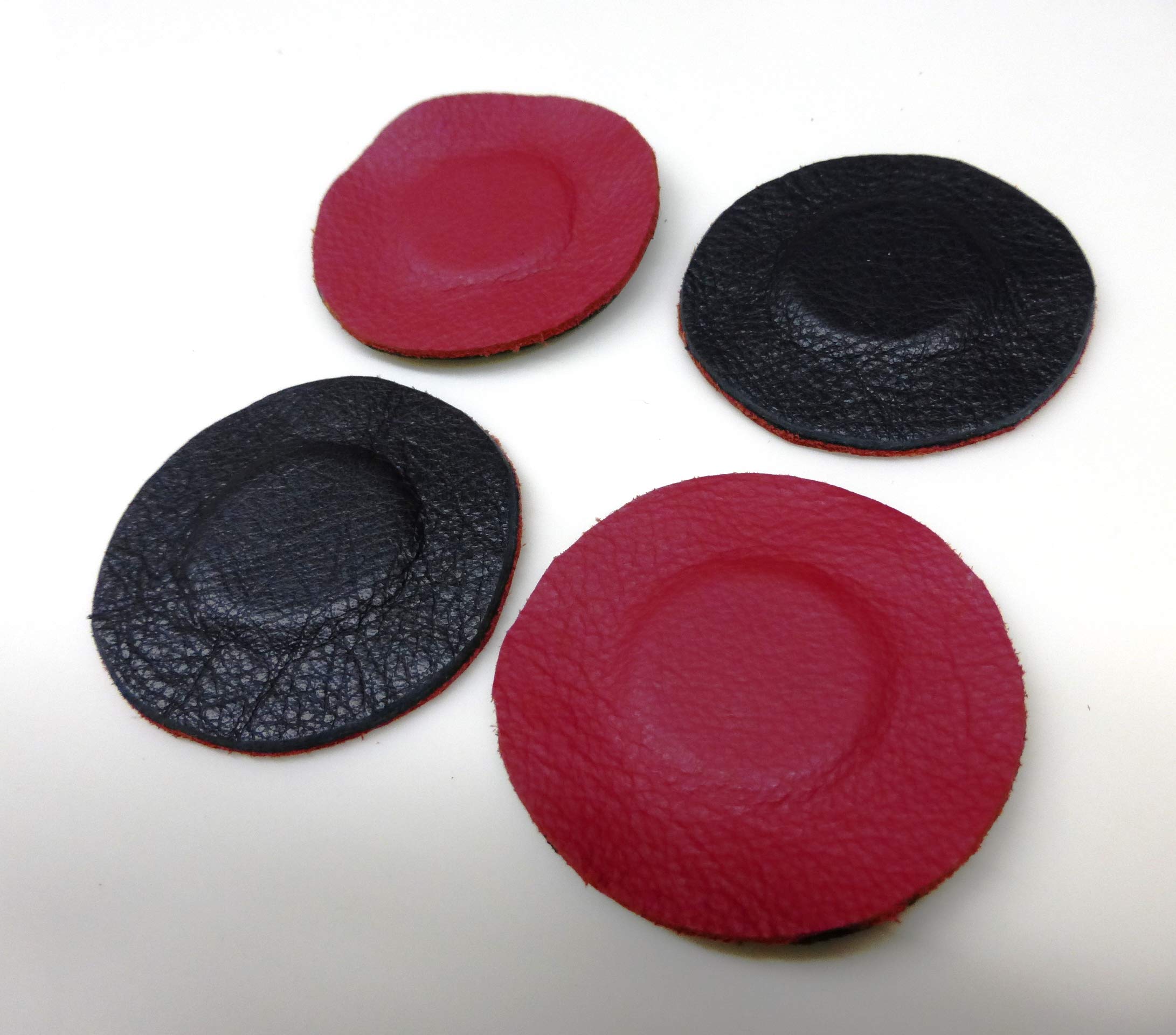 2 Pair 13800 Gauss Leather Neodymium Magnet Set for Biomagnetismo Biomagnetism Pair Dr Goiz