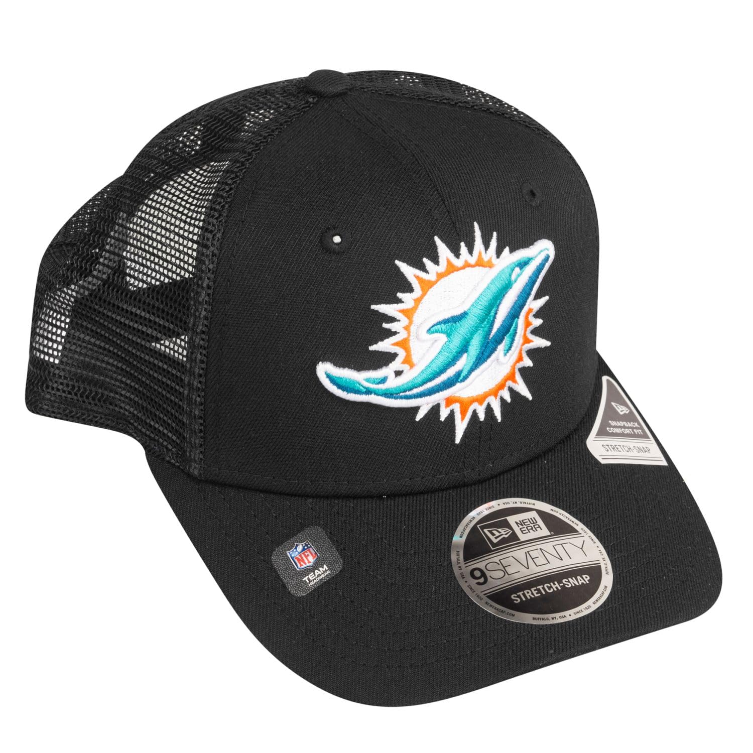 New Era 9Seventy - Miami Dolphins - Trucker Cap, Negro , Talla única