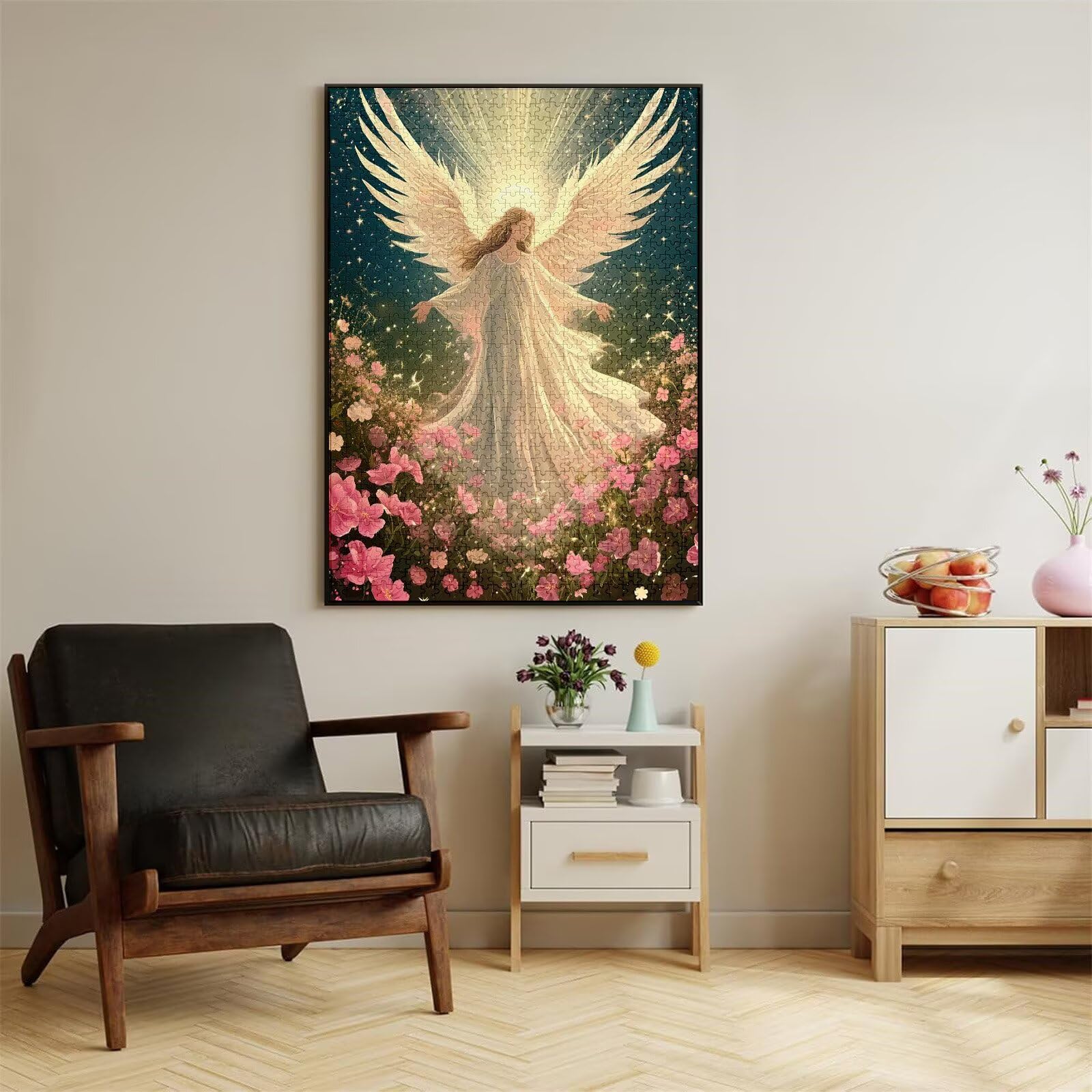Puzzle 4000 Pièces Adulte Puzzle Ange Puzzles Classiques, 4000 Pièces Jeu éducatif défi Jouet Puzzles Fleur Art DIY Jeu Occasionnel Jouets Cadeau Intéressants Ami De La Famille Approprié S-919