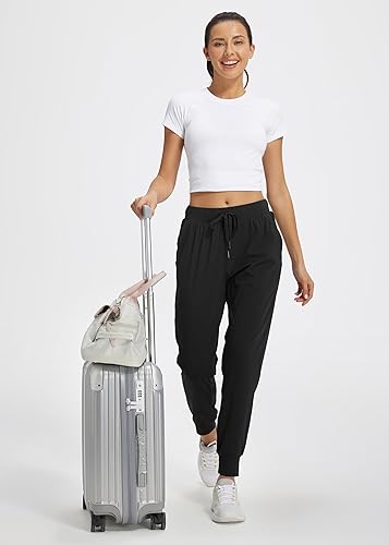 Miniatura 6 de Libin Pantalones Jogger para Mujer Atléticos para Correr PetiteRegularTall Pantalones de Entrenamiento con Bolsillos Cónicos Casuales de Ejercicio