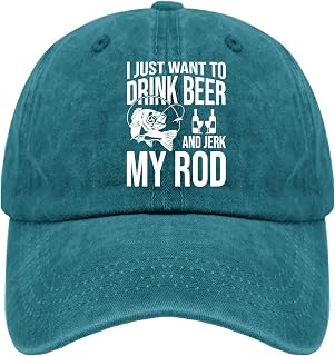 I Just Want to Drink Beer and Jerk My Rod Trucker Hat America Hat Baseball Hat Gifts for Her Golf Hat