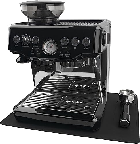 Alfombrilla de silicona para debajo de la máquina de café con labio, accesorio de máquinas automáticas, alfombrilla base de goma multifuncional