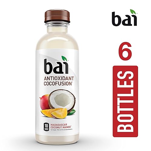 Miniatura 128 de Bai - Puna coco piña - Agua con sabor a coco y piña, bebida con infusión antioxidante, botellas de 18 onzas líquidas, paquete de 6