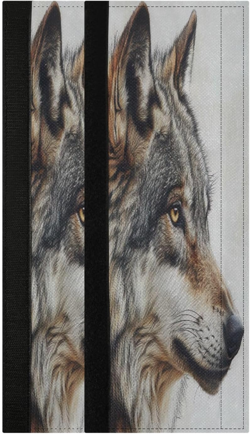 Wolf Refrigerator Door Handle Covers Set of 2, Kitchen Appliances Fridge Microwave Dishwasher Door Handle Protector Covers