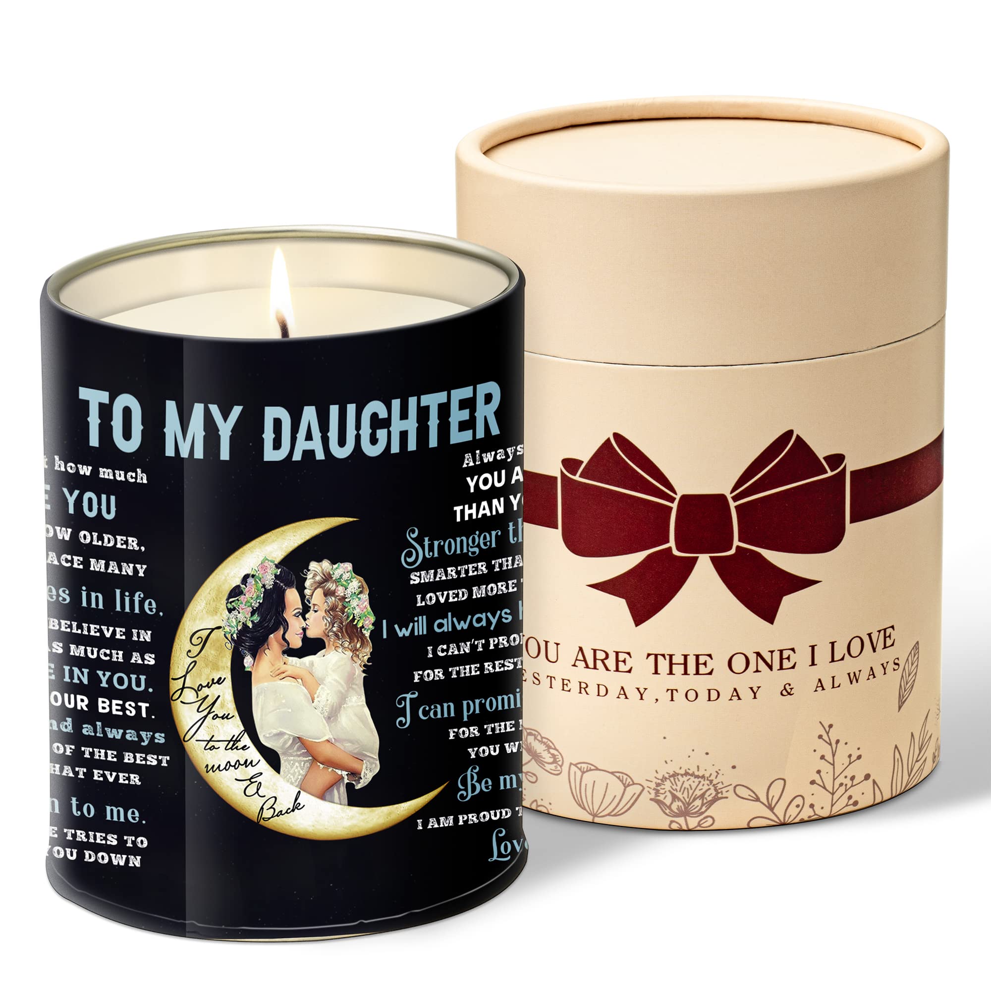 Kenon For Daughter-2 Christmas Graduation Gift For Daughter From Mom, Lavender Candles Gifts For Daughter