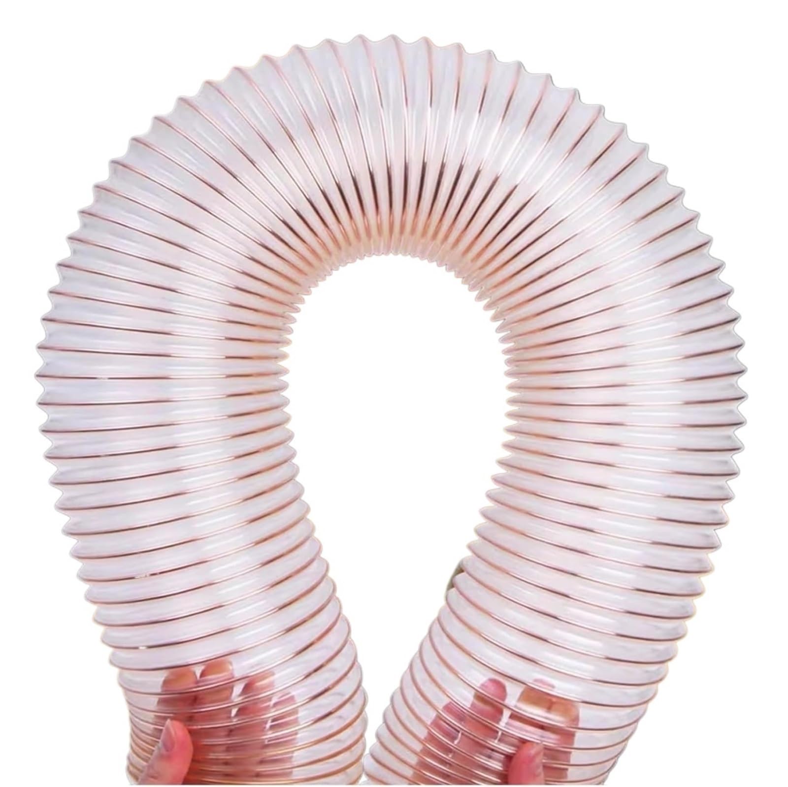 Générique Tuyau de Ventilation Flexible en polyuréthane (PU), épaisseur de paroi 0,93 mm, utilisable comme aspirateur Industriel, de 40 °C à +90 °C(90mm)