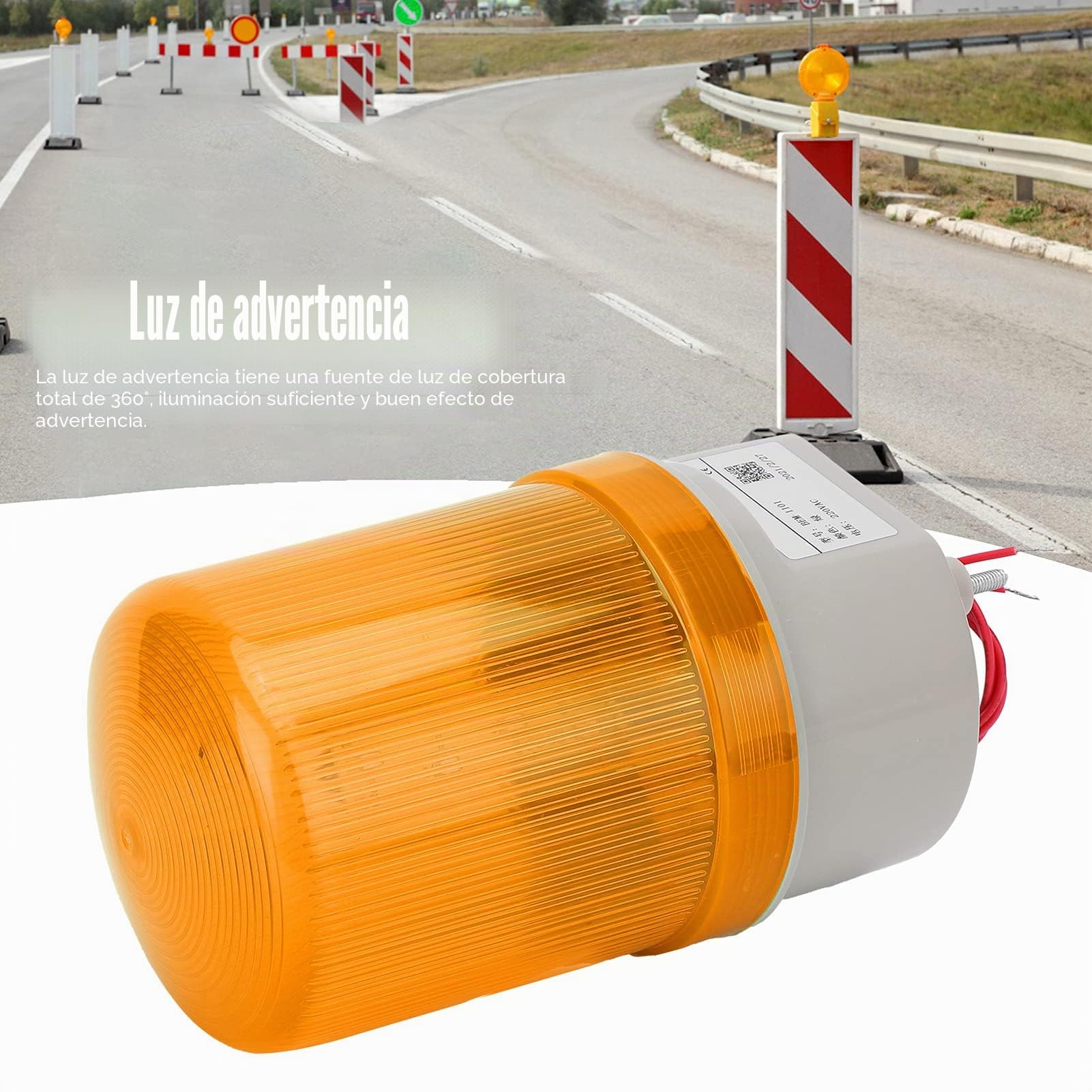 Emergencia Coche Rotativo LED Luz de Advertencia Amarillo Luz de Estroboscópicas 220 VCA BEM-110