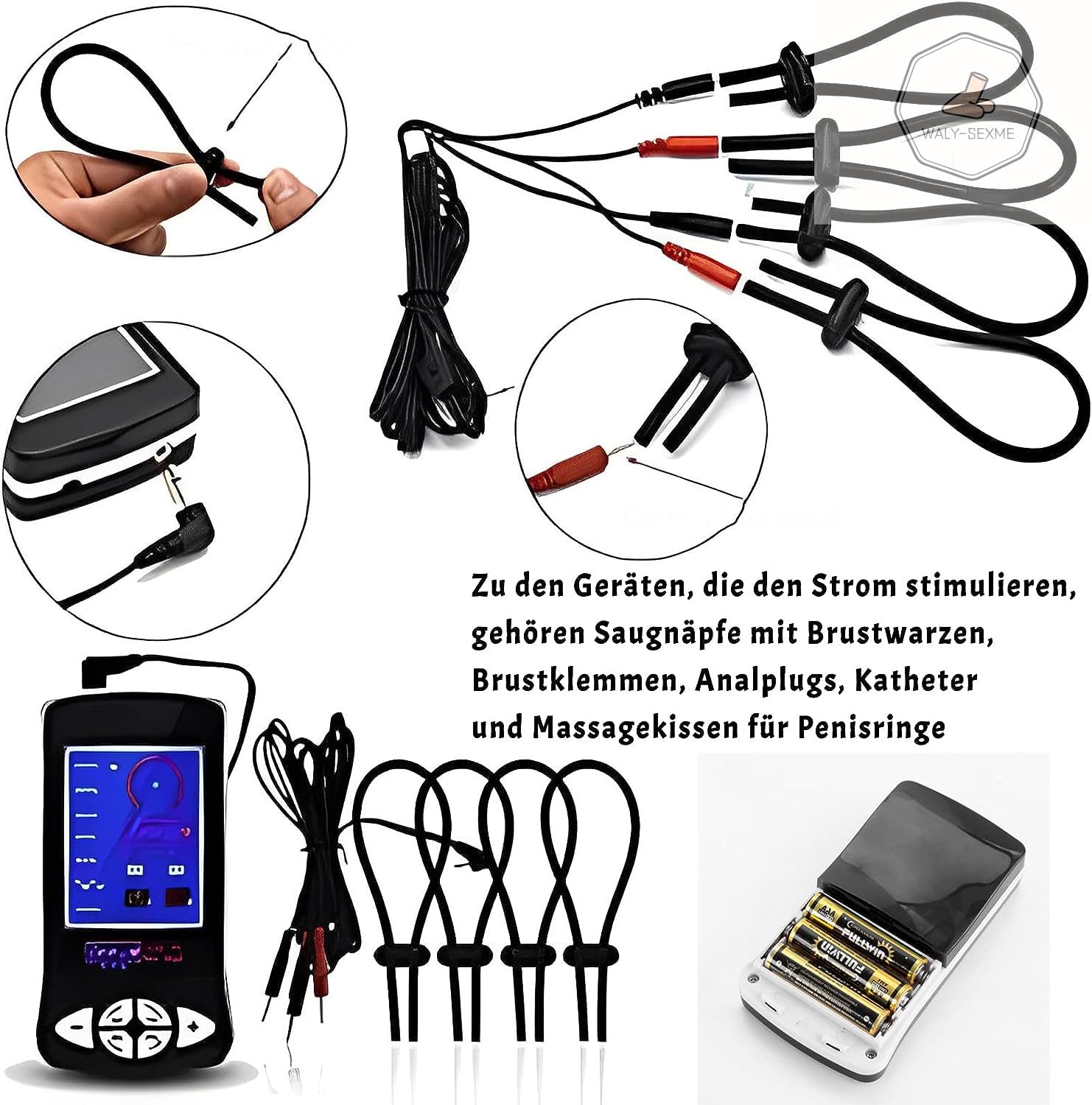 Elettroshock giocattoli del sesso seno capezzolo ventosa morsetto spina anale catetere suono pene anello massaggio pad stimolazione elettrica coppie di adulti maschi e femmine