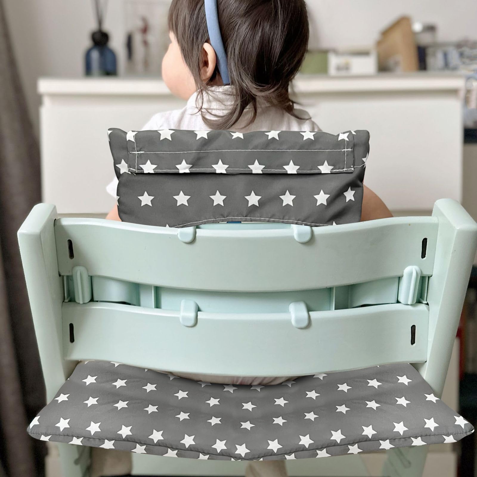 Meyagot Coussin De Chaise Haute, Coussin D'assise Pour Chaise Haute, Coussin De Siège Doux Coussins De Siège Pour Chaise Haute Coussin Pour Chaise Haute Coussins De Rechange Pour Chaise Haute