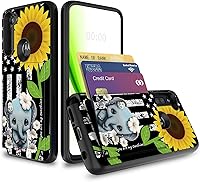 Vista 81 de Funda tipo cartera para Galaxy S20 FE de 6.5 pulgadas con ranura para tarjeta, tarjetas de crédito, tarjetas de crédito, funda para efectivo, doble