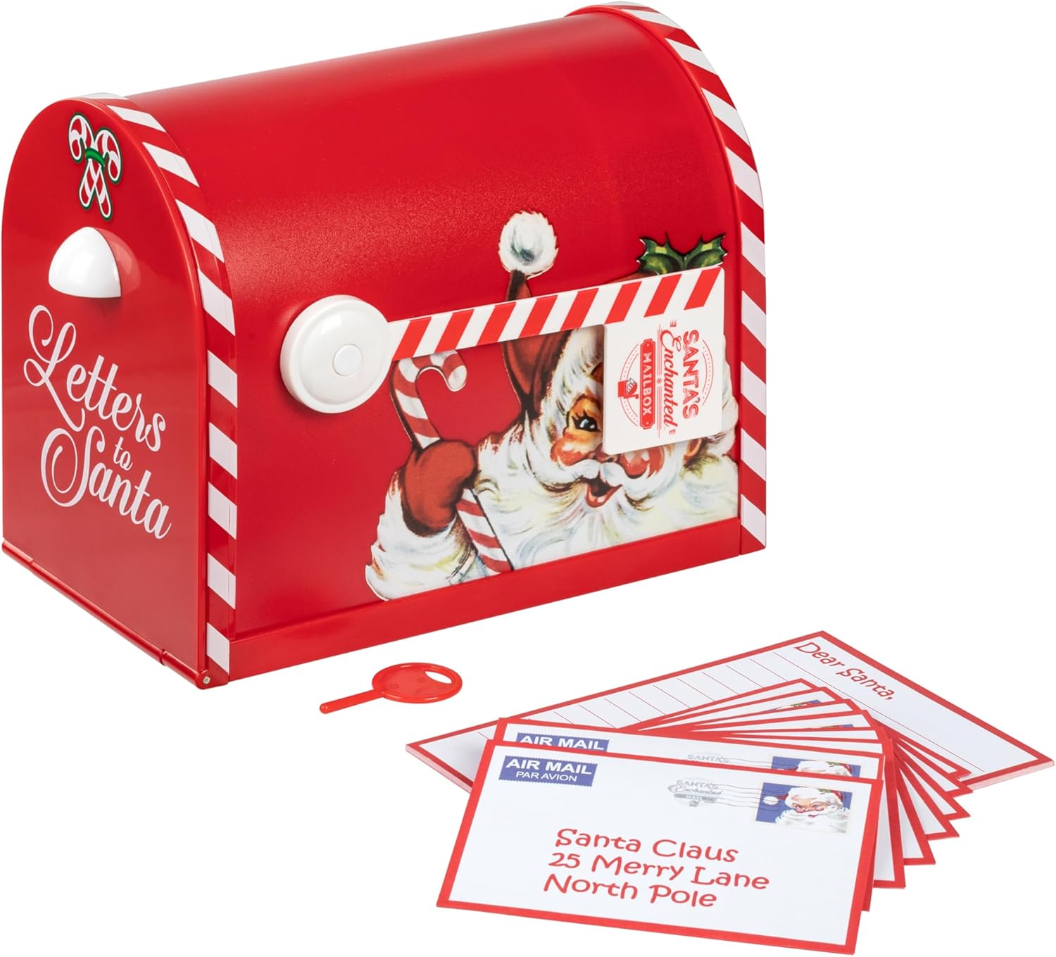Mr. Christmas 10" Santa's Enchanted Mailbox - Small Version
