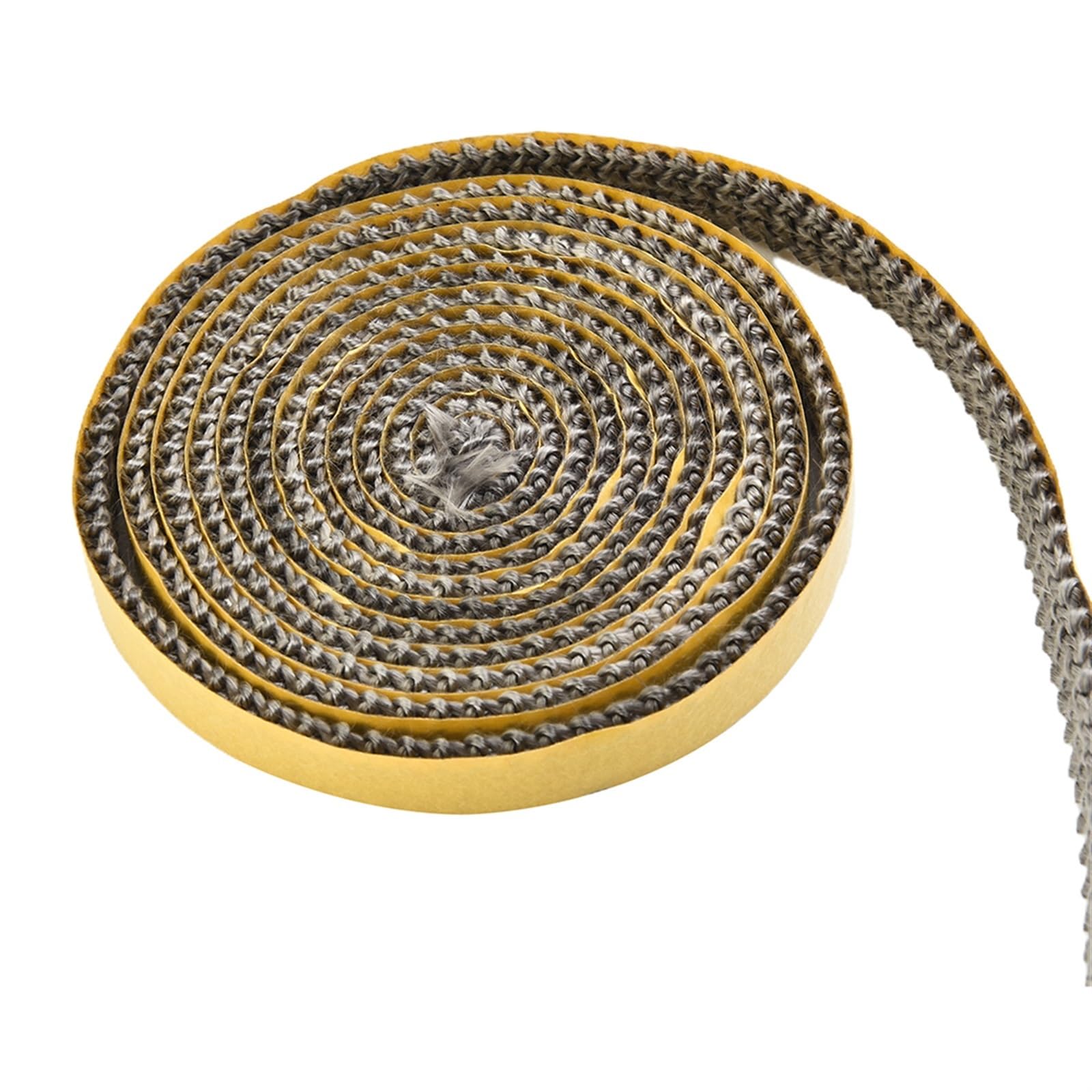 Poasdjdc 1Pc Wood Stove Gasket Fiberglass Fireplace Seal Rope Black 10X3mm X 2M Self Adhesive