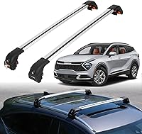 Vista 13 de ERKUL Barras transversales de techo resistentes para Kia Sportage 2011-2016 Barras transversales de aluminio Aero mejoradas con sistema