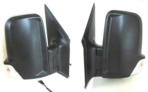 2006 2007 2008 2009 2010 2011 2012 2013 2014 2015 2016 2017 2018 Compatible With Mercedes Benz Sprinter Van Side Rear View Mirror Set Heated Signal