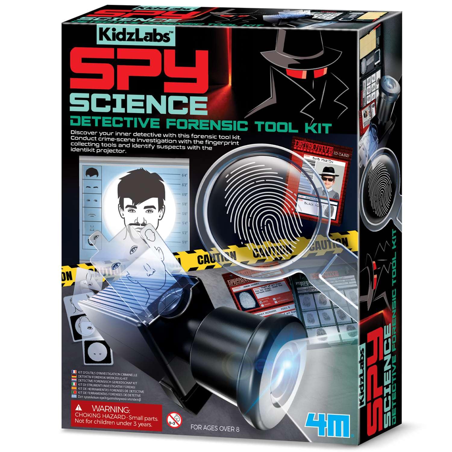 4M KidzLabs Detective Forensic Tool Kit, STEM Investigation Science Set