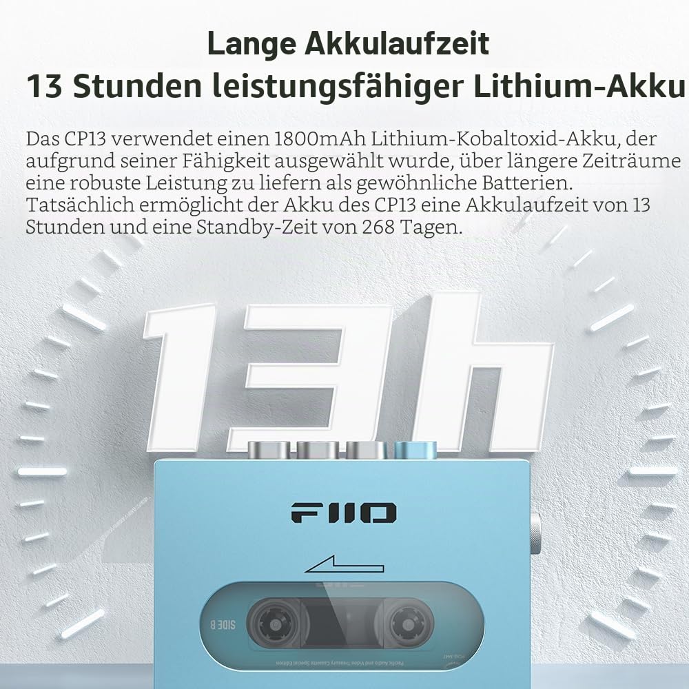 FiiO CP13 Kassettenspieler (transparent)