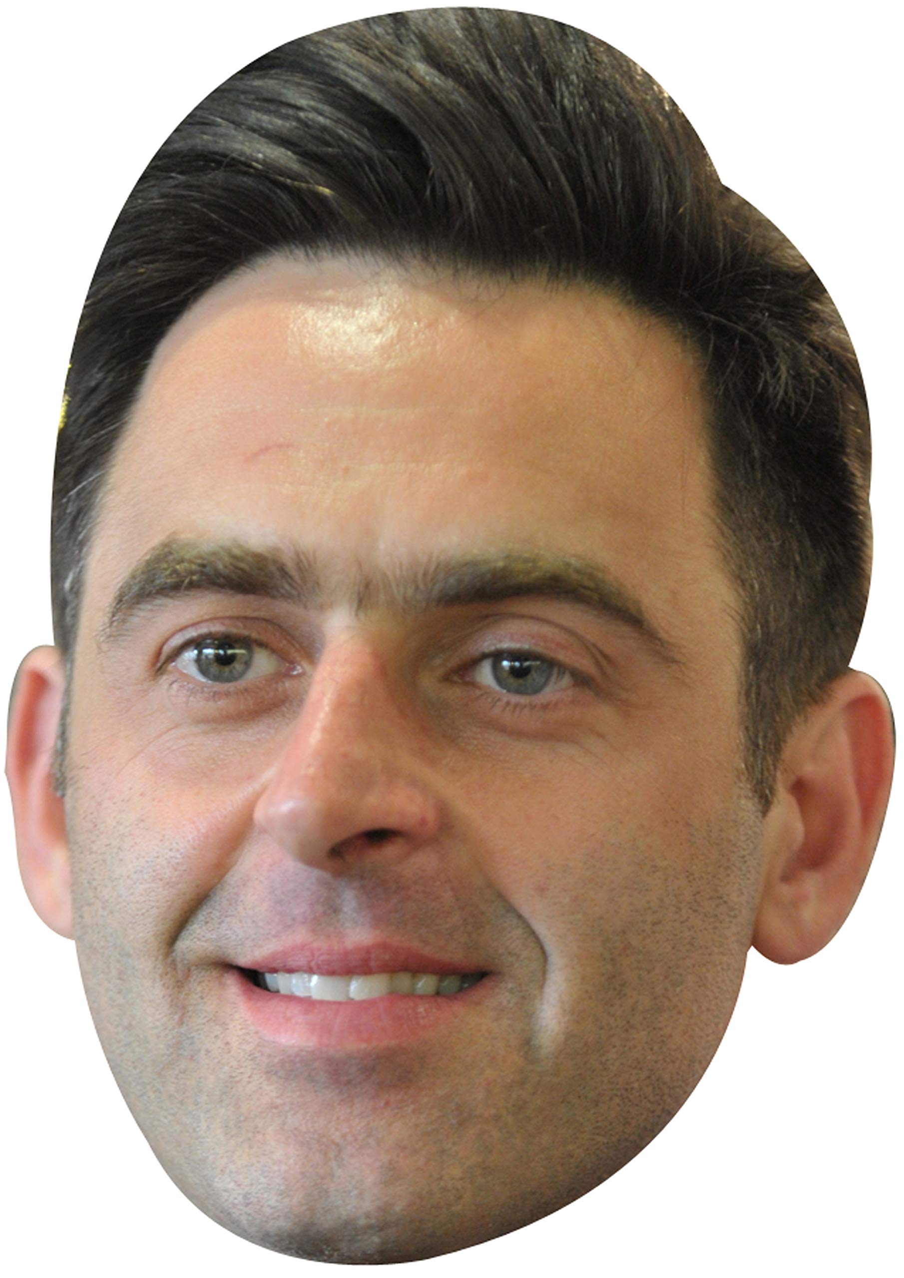 FoxyPrinting Ronnie O'sullivan Celebrity Cardboard Party Face Mask Fancy Dress