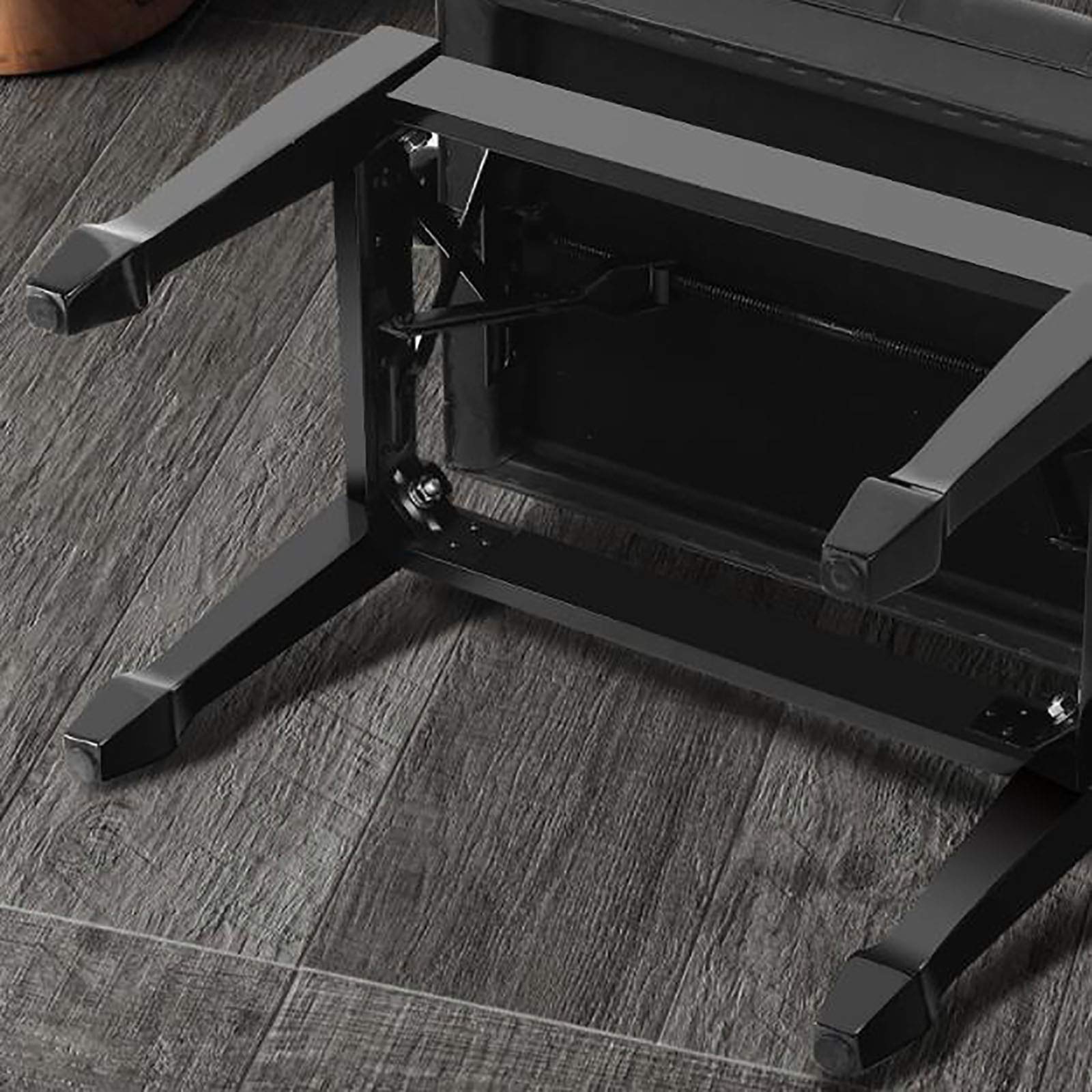 SDdPulse Taburete de piano ajustable en altura, banco de piano de madera, cuero suave, banco de teclado de madera semisólida, robusto y duradero, fácil de limpiar, negro