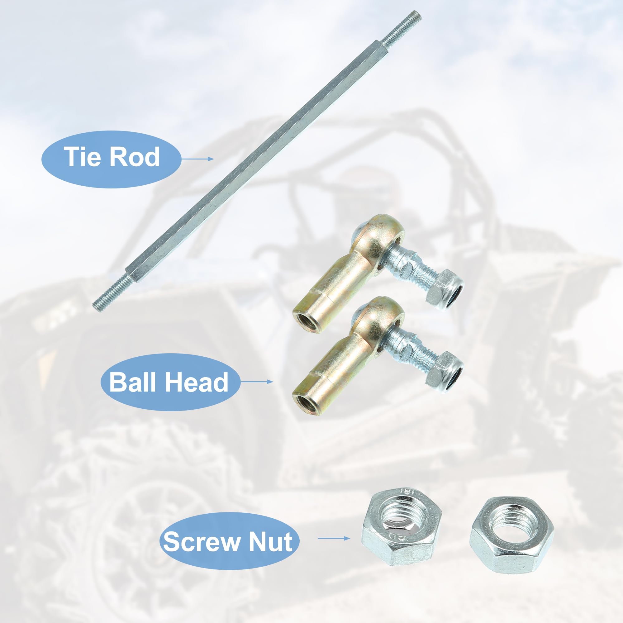 Barra De Rótula Atv Quad Par Tie Para 70cc 90cc 110cc 125cc | Meses Sin