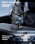 Miracase for MagSafe Car Mount【Won’t Block Vent &20 Strongest Magnets】 Magnetic Phone Holder for Car Phone Holder Mount Dash for Car Accessories for Women Men for iPhone 17 Pro Max Air 16 15 14 13 12