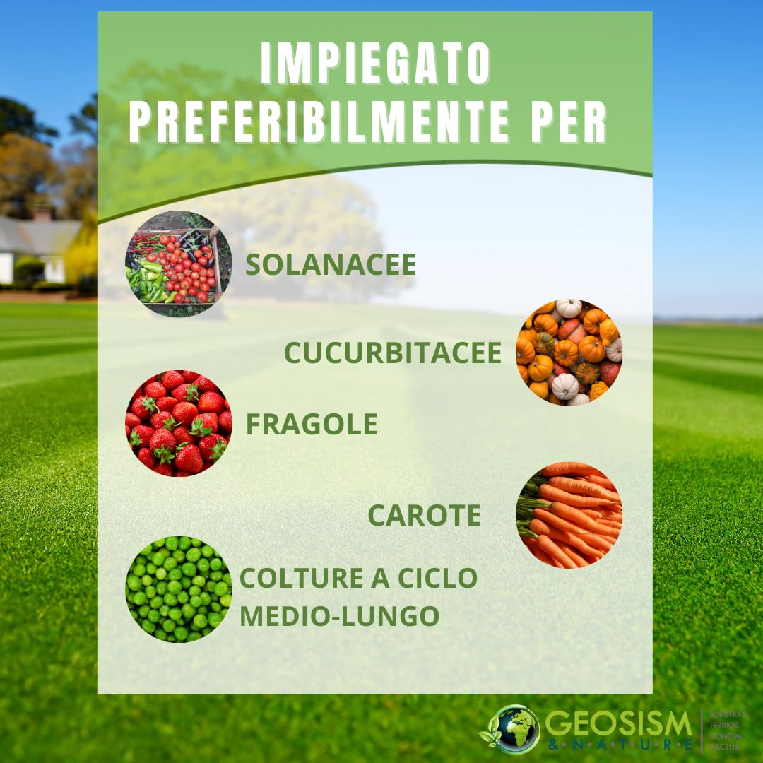 Geomicor Radicant Sólido, (5 kg), inóculo granular de hongos micorrízicos y bacterias rizosféricas para hortalizas, plantas y flores