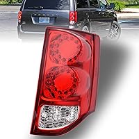 Nakuuly LED Tail Light for 2011-2020 Dodge Grand Caravan Passenger Side - Replaces 5182534AF CH2801199, IP67 Waterproof