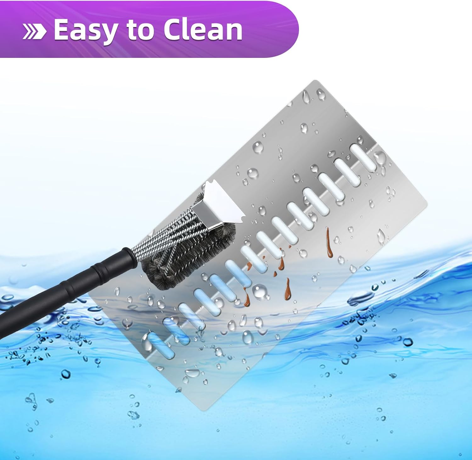 Grill Replacement Parts Cast Stainless Steel 4 pcs 16631 Flavorizer Bars 3 pcs 16520 Heat Plate and 4 pcs 16516 Burners for Bull Angus Grill Blaze Lion Cal Flame Tamer Gas Grill