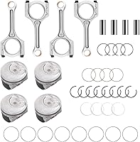Gledewen 2.4L Engine Piston Kit with Connecting Rods for 2011-2019 Kia Optima Sorento Sportage Santa Fe Sonata Tucson