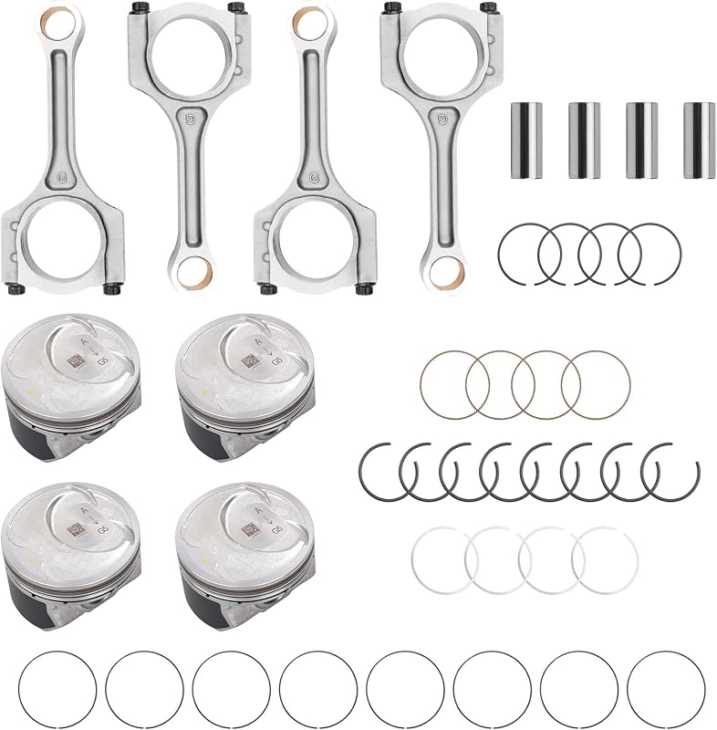 Kit de Pistões 2.4L com Bielas Gledewen para Kia e Hyundai 2011 a 2019 – Conjunto