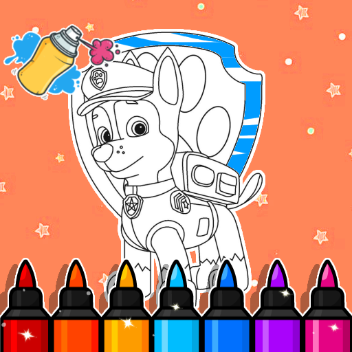 PAW Cartoon Coloring book