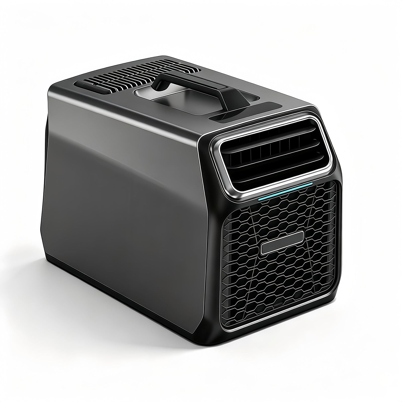 BANGBANGJI 4000BTU Quiet Small Portable Air Conditioner, Camping Mobile Tent Air Conditioner, with Compressor, Self Evaporation, Timer & Sleep Mode, for Camping Tent RV Indoor