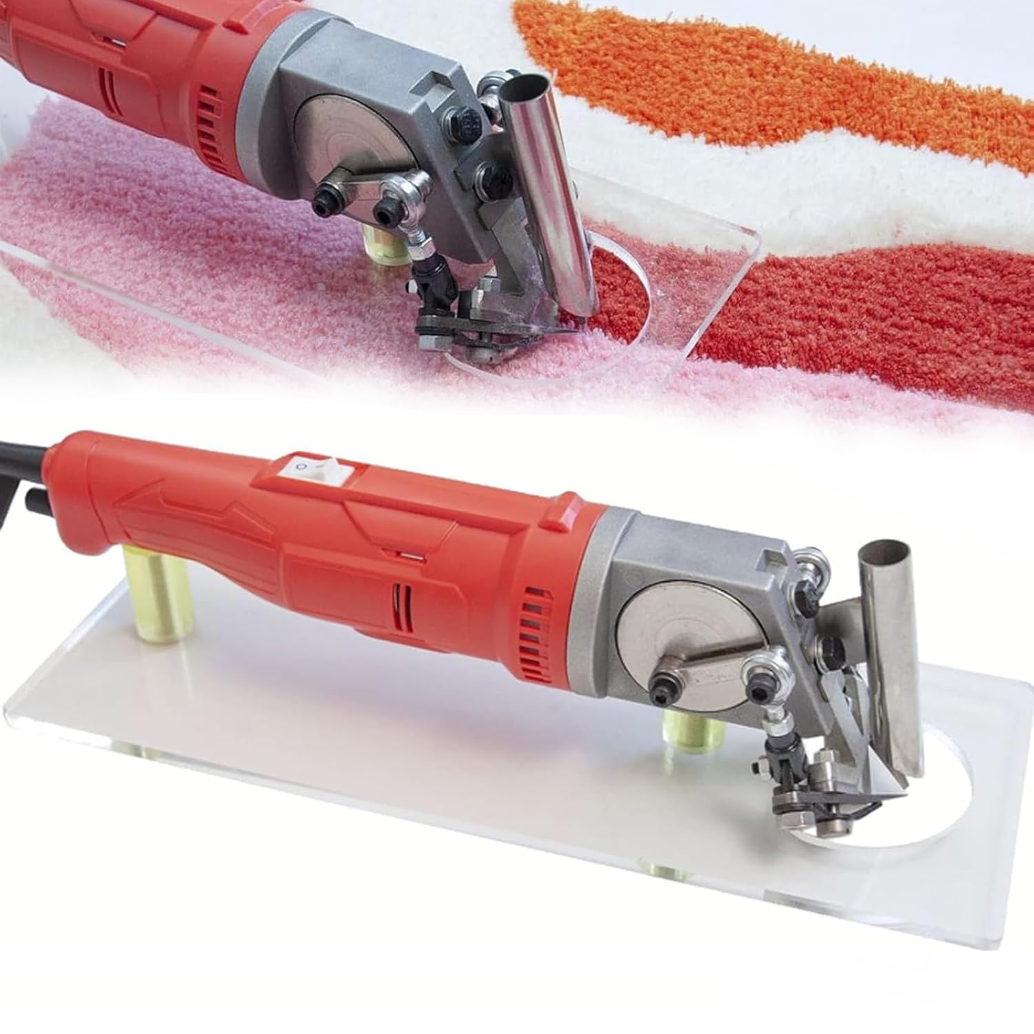 Ciseaux à sculpter 120 W, vitesse réglable 1500 tr/min, profondeur de rainure réglable, pour tapis, tapis, loisirs créatifs