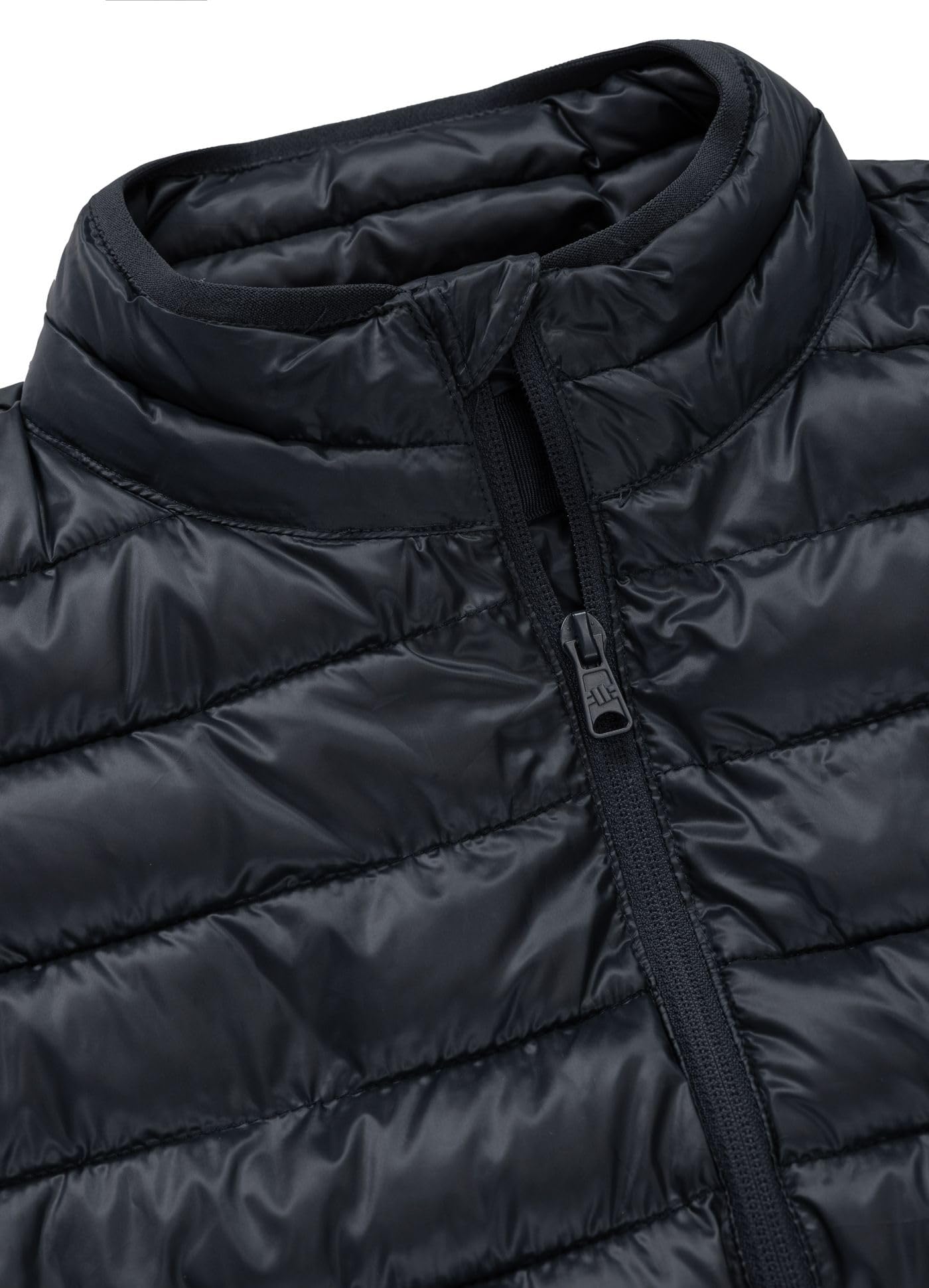 PITBULL Herren Steppweste FOLDABLE – Männer Leichte Gefütterte Weste Kompakt Packbar, Glänzende Polyester Freizeit Übergangsjacke mit Taschen & Reißverschluss