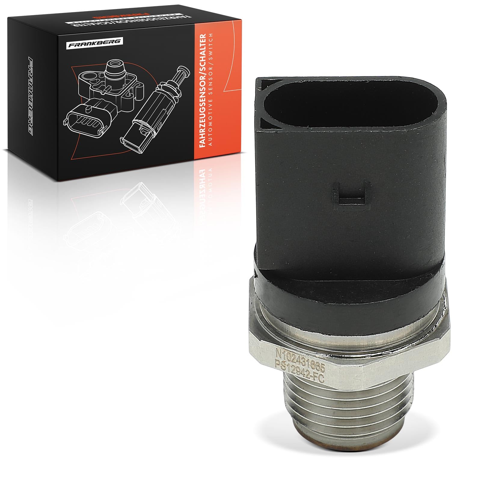 Frankberg Capteur de pression d'huile, capteur de pression de carburant, 3 | Compatible avec: Classe C W202, Sprinter 4-T Box B904, Sprinter 35-T plateau/châssis B906