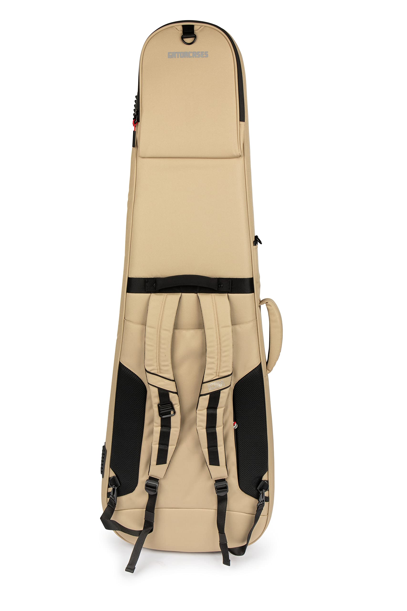 Gator Cases Icon Series Gig Bag Premium Resistente a la Intemperie para Bajos con Cremallera TSA; Caqui(G-ICONBASS-KHK)