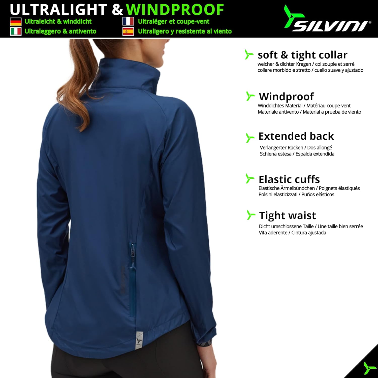 SILVINI VETTA Sporty Windbreaker For Women Wind Jacket Women's - View #5