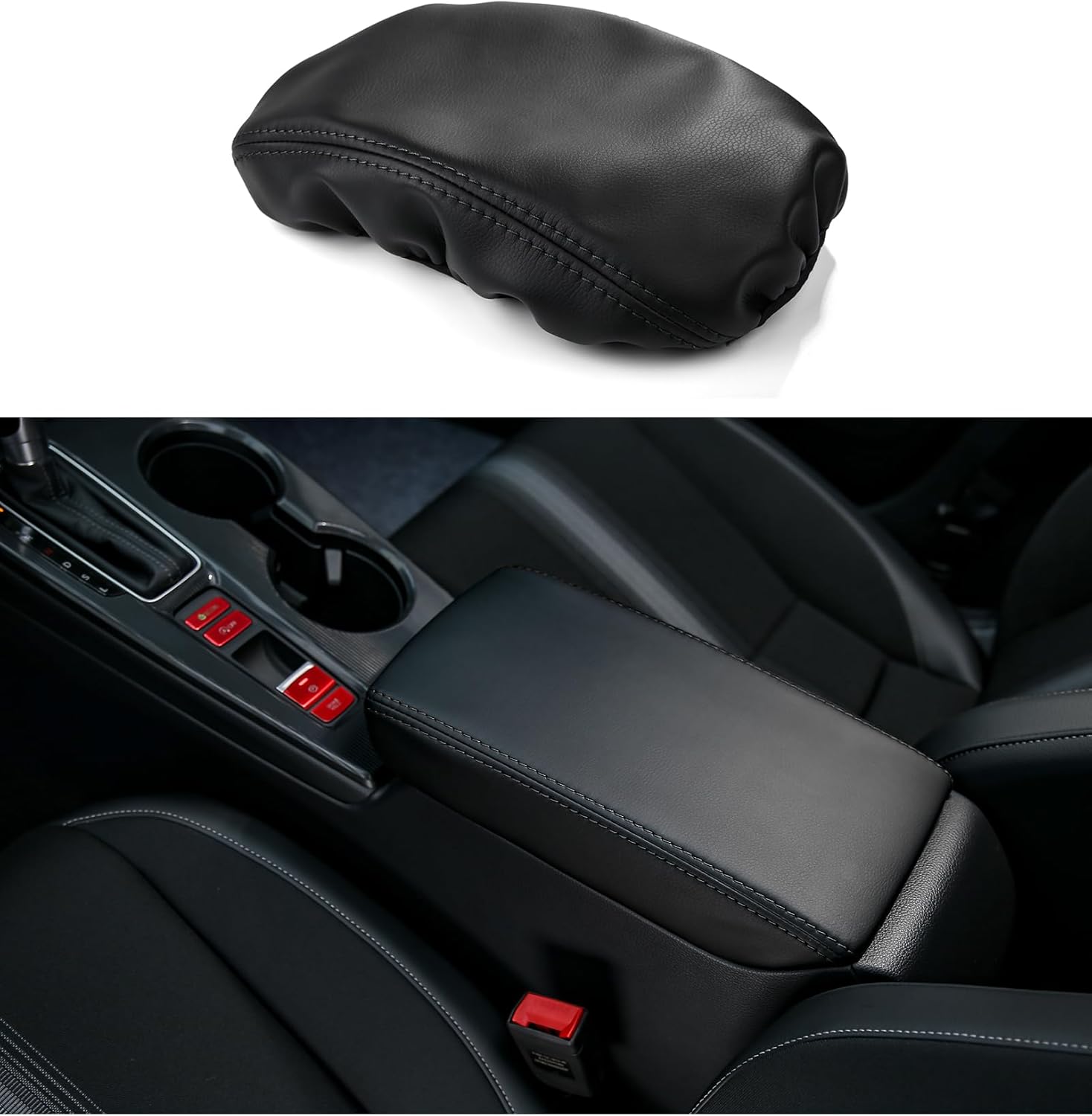 Thenice Armrest Box Cover for 11th-Gen Honda Civic (CVT)