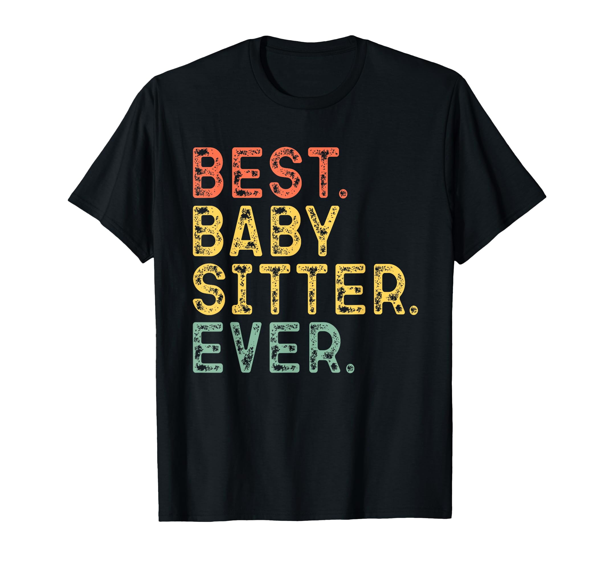 Unisex-Adult Retro Vintage Baby-Sitter Babysitting T-Shirt