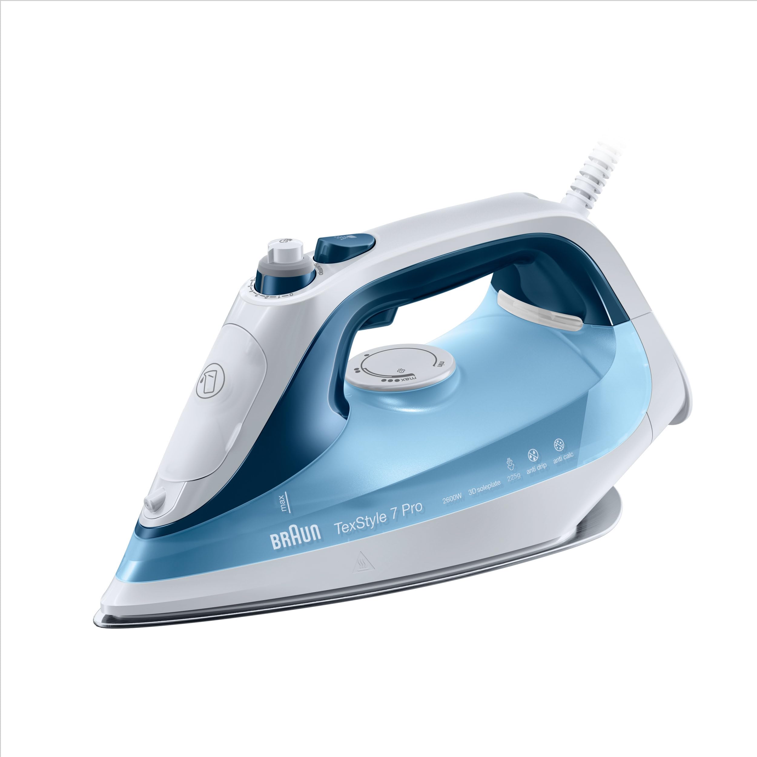 Braun TexStyle 7 Pro steam Iron SI 7062BL [Energy Class A]